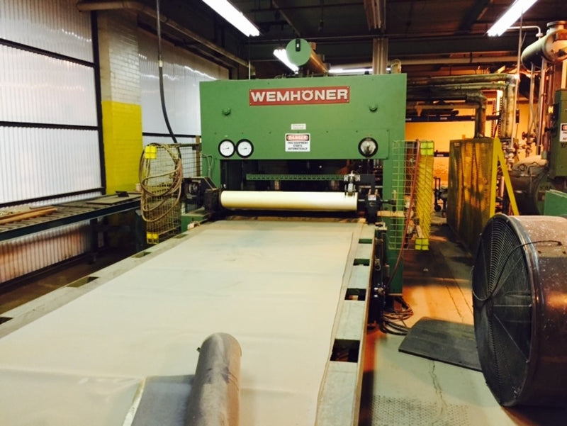 Used Wemhoner Model VOF-3-650/2 Hot Platen Hydraulic Laminating Press - Photo 1
