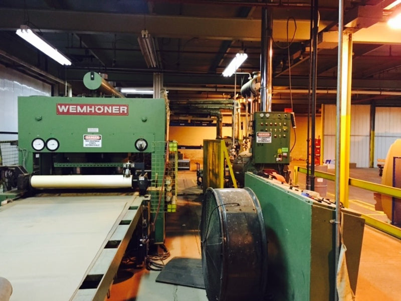Used Wemhoner Model VOF-3-650/2 Hot Platen Hydraulic Laminating Press - Photo 3
