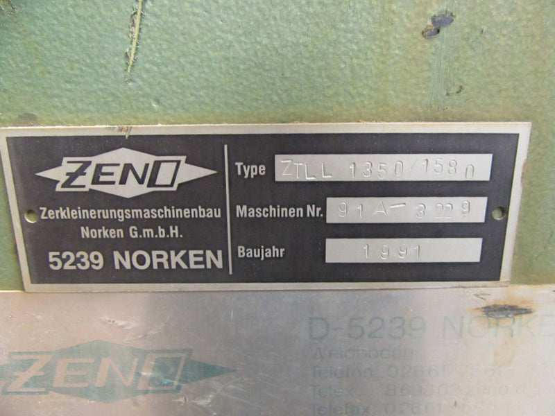 Used Zeno Waste Grinder - ZTLL 1350/1580 - Photo 7