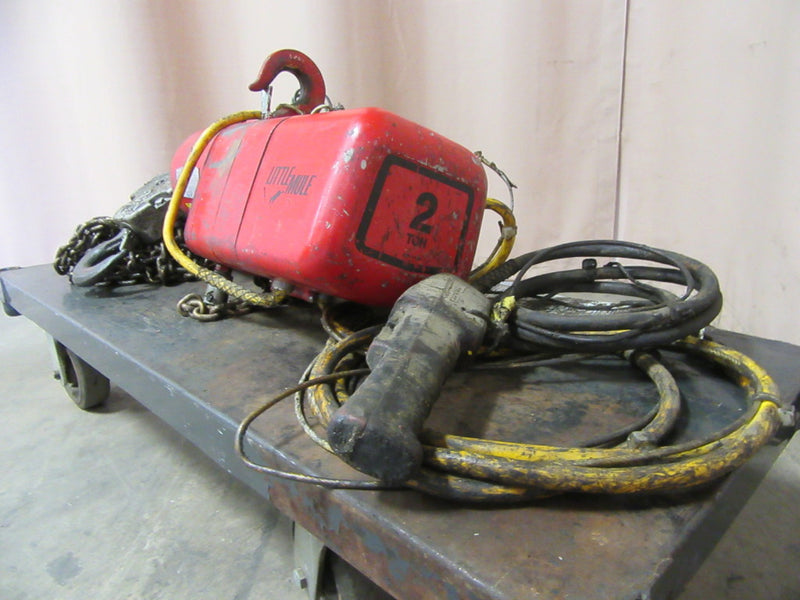 Used Little Mule 2 Ton Electric Chain Hoist &ndash; Model FEL 555 - Photo 1