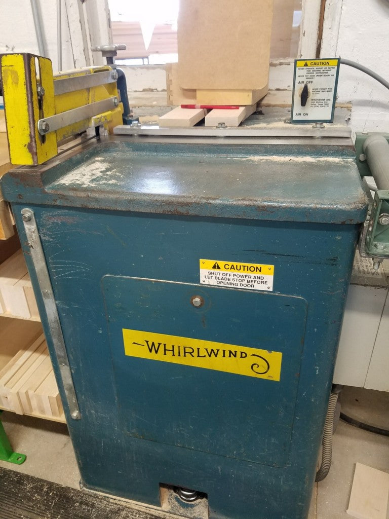 Used Whirlwind Left Hand Cut-Off saw - Model S1000