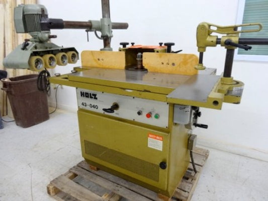 SOLD - Used HOLZ T-1000 Single Spindle Sliding Table Shaper - Photo 3