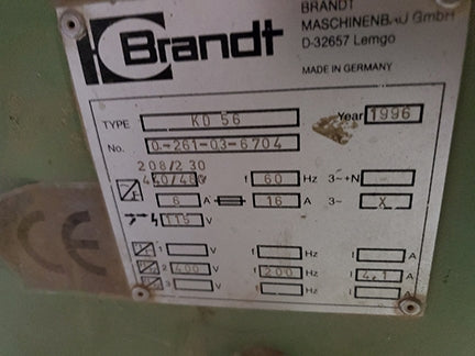 Used Brandt Edgebander - Model KD56 - Detail 3
