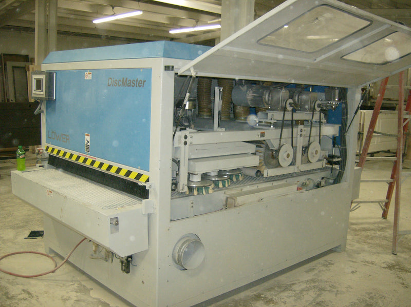Used Loewer Disk Master Denibbing Brush Sander - Model DMDDDBB
