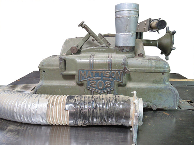 Used Straight Line Rip Saw - Mattison 202 - Woodworking Machinery Man