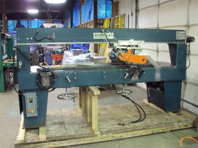 Used Automatic V Groove Inc. Automatic Grooving Station - Model AVG-60 HFSW