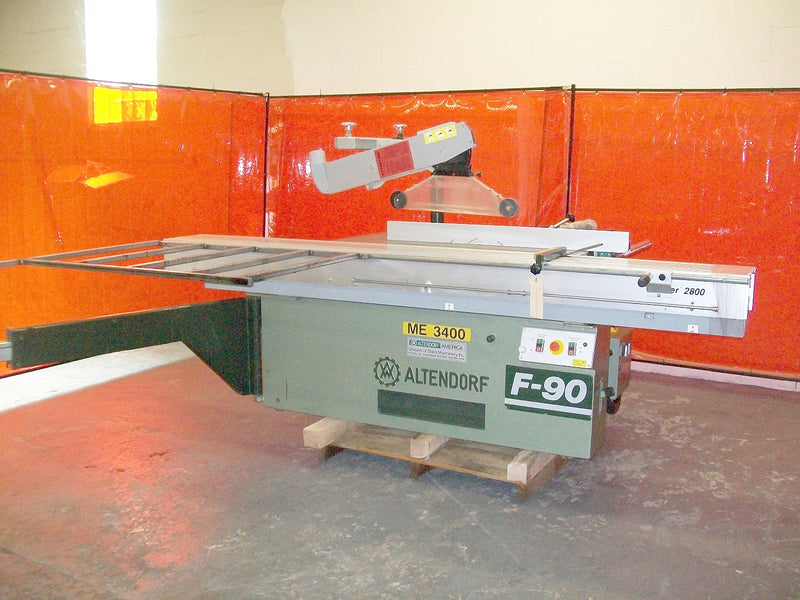 Used Altendorf- Non-Tilting Sliding Table Saw - Model F-90 - Detail 1