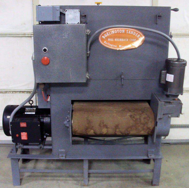 Used Burlington Single Head Wide Belt Saner - 24 Inch - Contact First Choice Industrial