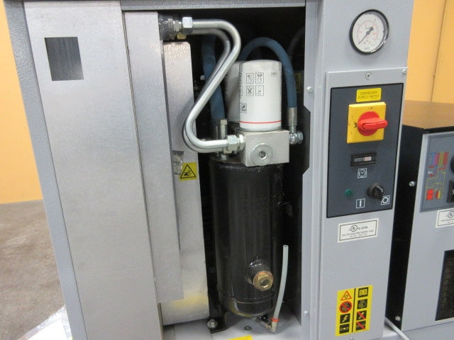 Used Chicago Pneumatics Rotary Screw Air Compressor - Model QRS 5.0 - Photo 6