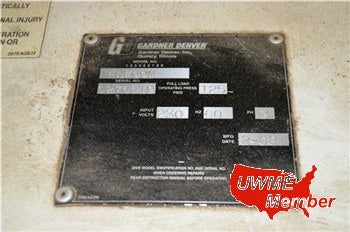 Used Gardner-Denver - 50 HP Electra Screw Compressor - Model EDE99M10 Photo 5