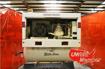Used Gardner Denver 25 HP Rotary Screw Air Compressor – Model EBERFH Photo 4