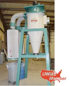 Used Grizzly 7.5 HP Cyclone Dust Collector – Model - G0637 7.5 - Photo 1