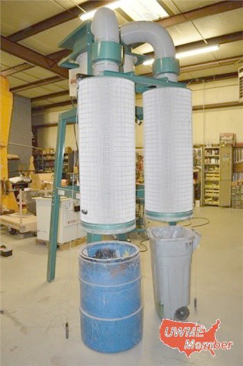 Used Grizzly 7.5 HP Cyclone Dust Collector – Model - G0637 7.5 - Photo 6