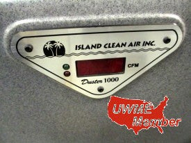 Used Island Clean Submicron Air Filtration System – Model Air Duster 1000 - Photo 2