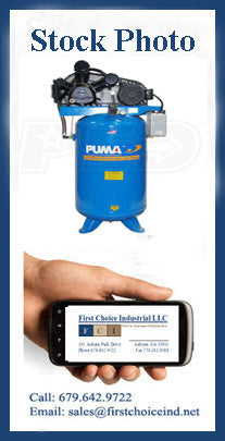 Used Puma 5-HP 80-Gallon Two-Stage Air Compressor - Model TUK-5080VM  - Contact FIrst Choice Industrial for More Info