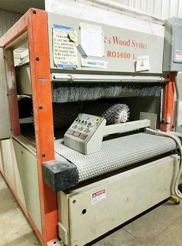 Used Quickwood 2-Head Spindle DIsk Sander - Model: RO 1400 L - Detail 1