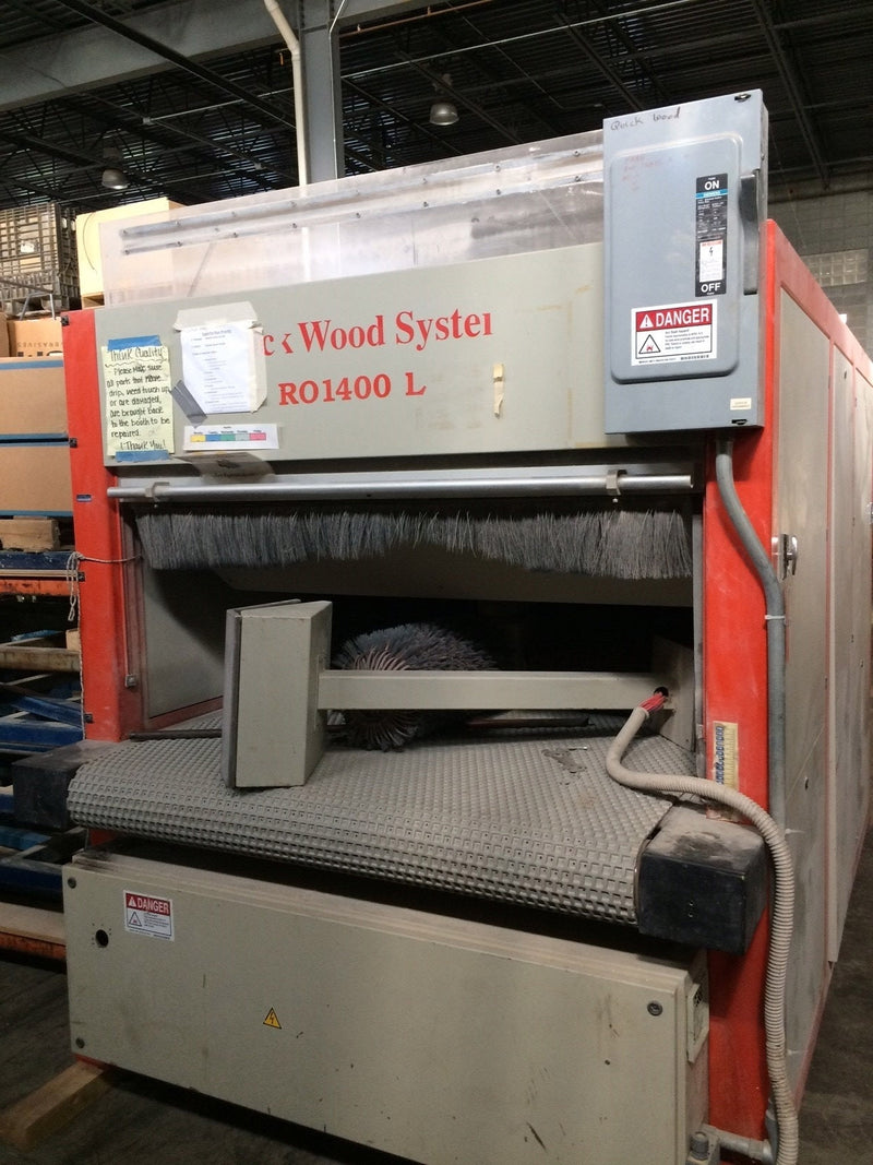 Used Quickwood 2-Head Wide Belt Sander- Model 1400 L 