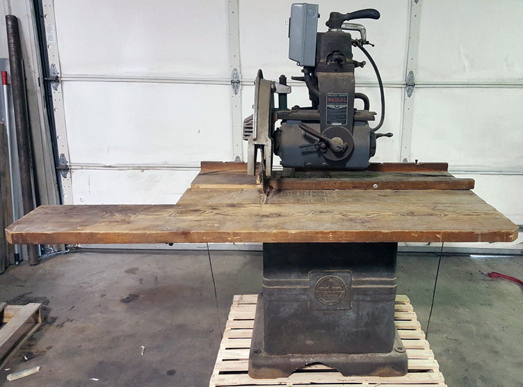 Used Radial Arm Saw - Walker Turner - 16 Inch - Available from First Choice Industrial