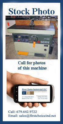 Used SCMI Single Spindle Shaper -  Model T-130N - Contact First Choice Industrial