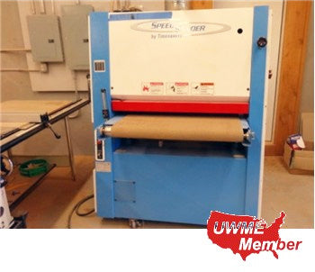 Used Single Head Wide Belt Sander - Timesavers 1 Head - Model - S311-13-1 - 37 Inch - Photo 