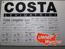 Used Three Head Wide Belt Sander - Costa - KH2 CCCC 1350 - Photo 5